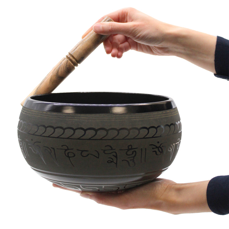 Extra Large Meditation Singing Bowl- One Buddha - Yoga Gift