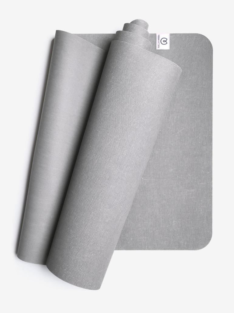 Natural Tree Yoga Mat- Grey Ice