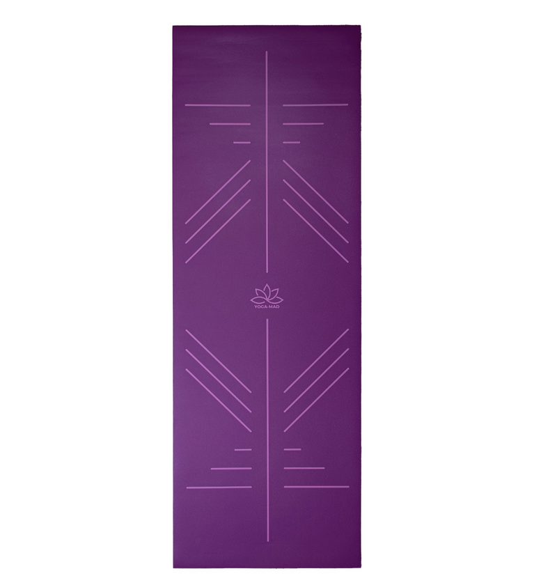 SureGrip Natural Latex Alignment Yoga Mat 4mm