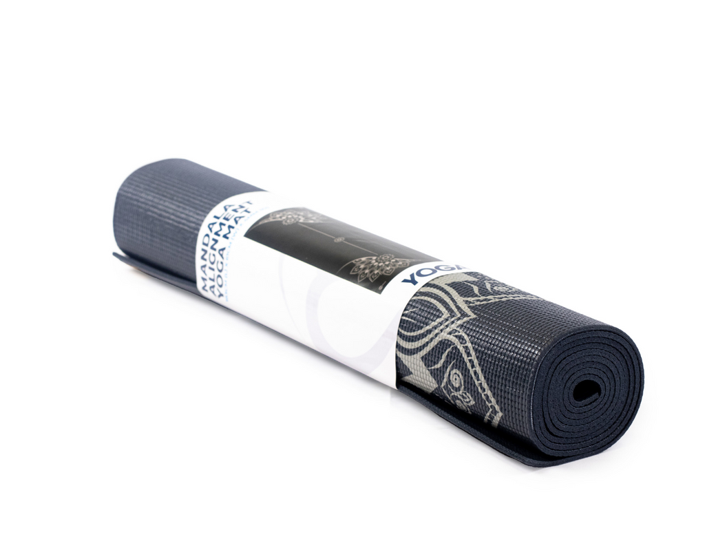 Grip - Anti-slip Mandala Alignment Yoga Mat - Knee and Joint Support Y