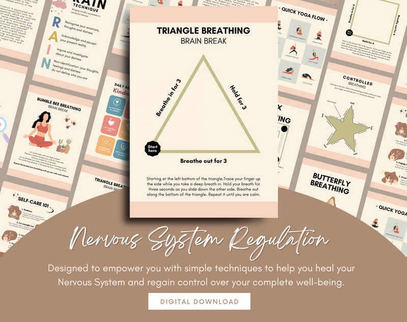 nervous system regulation worksheets