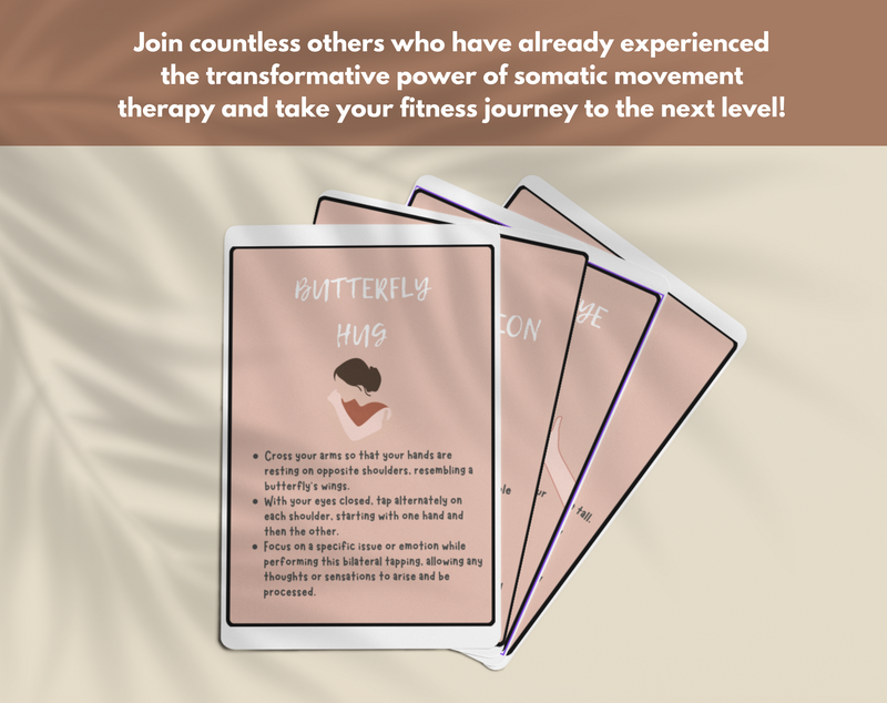 Somatic Therapy Exercise Cards | Therapy Activities | Self Help | Mental Health for Kids | 24 Somatic Therapy cards | Printable, PDF Instant Download