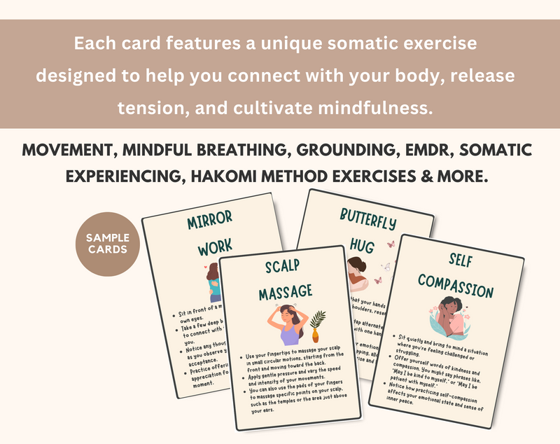 somatic therapy exercise cards