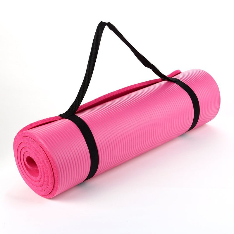 Pink Yoga Mat - TPE, 5mm, Pink, Yogamasti - Yogamasti